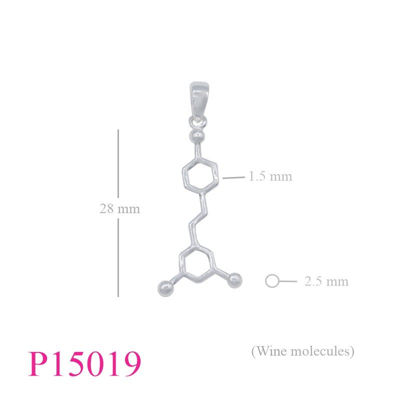 <p>Pendant, WINE molecule sign.</p>