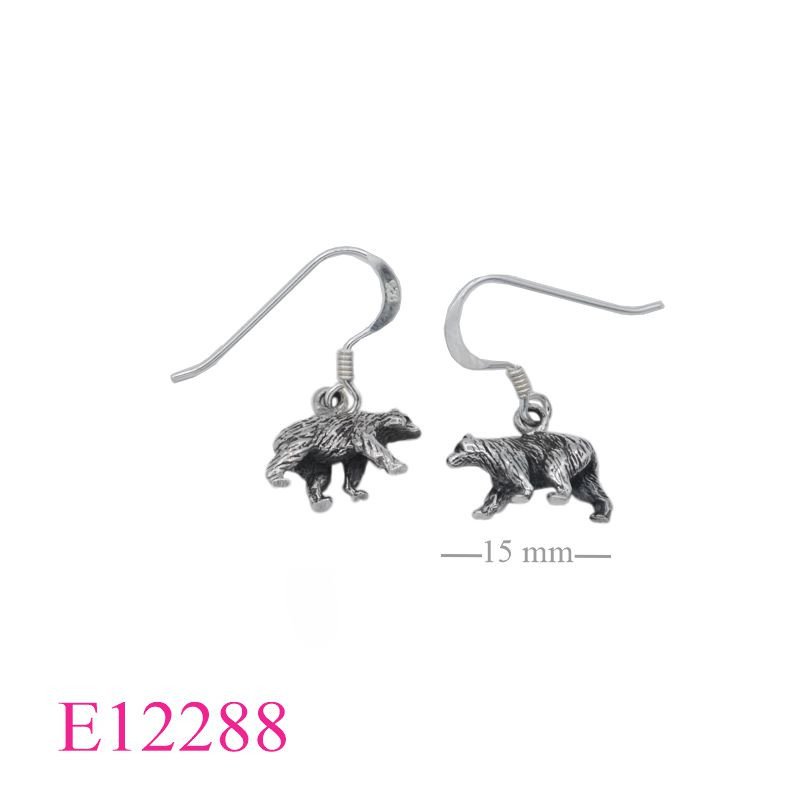 <p>Earrings, bear.</p>