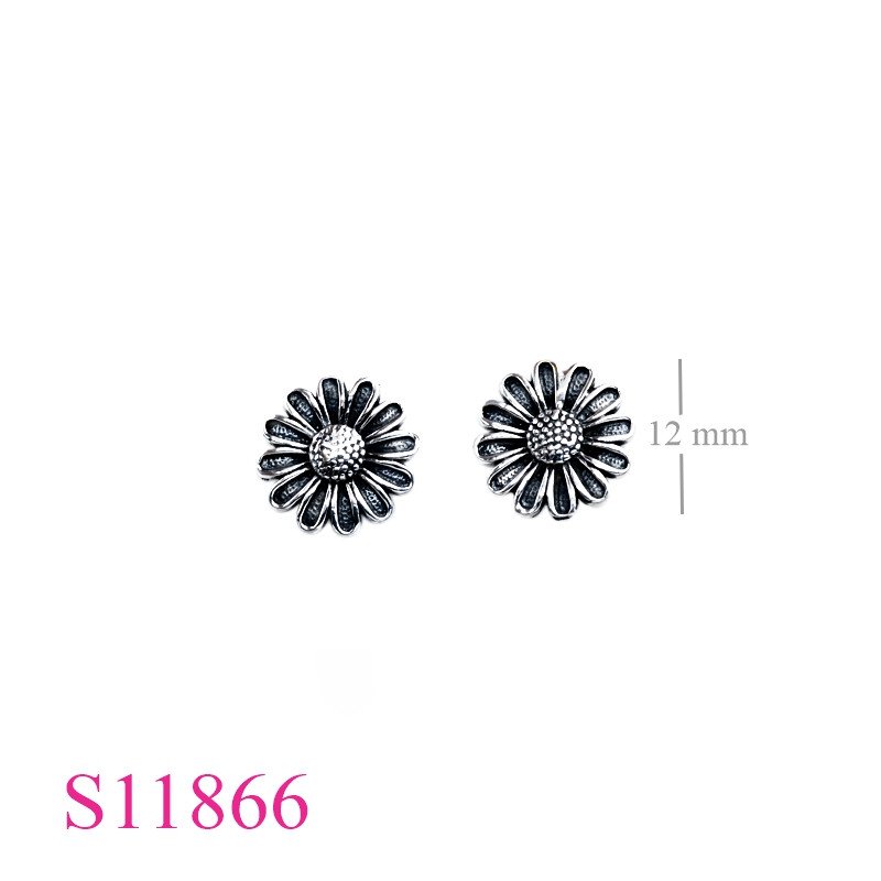 <p>Earrings, 12mm sunflower.</p>