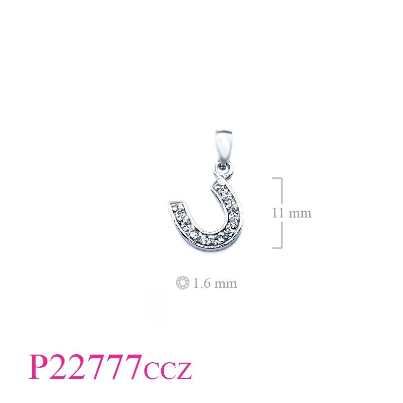 <p>Stone Pendant, horse shoe with small CCZs.</p>
