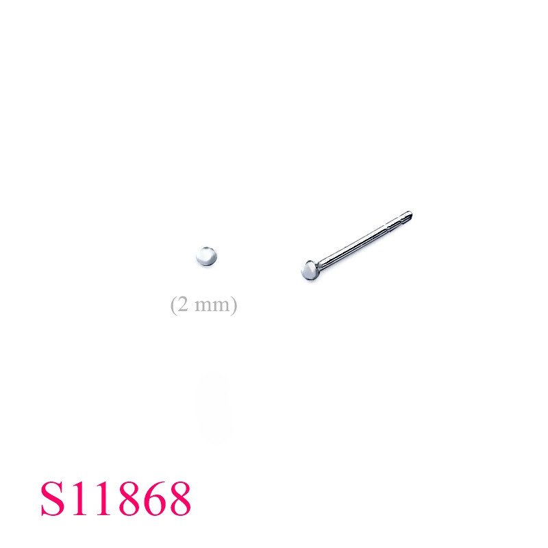 <p>Earrings, 2mm half sphere.</p>