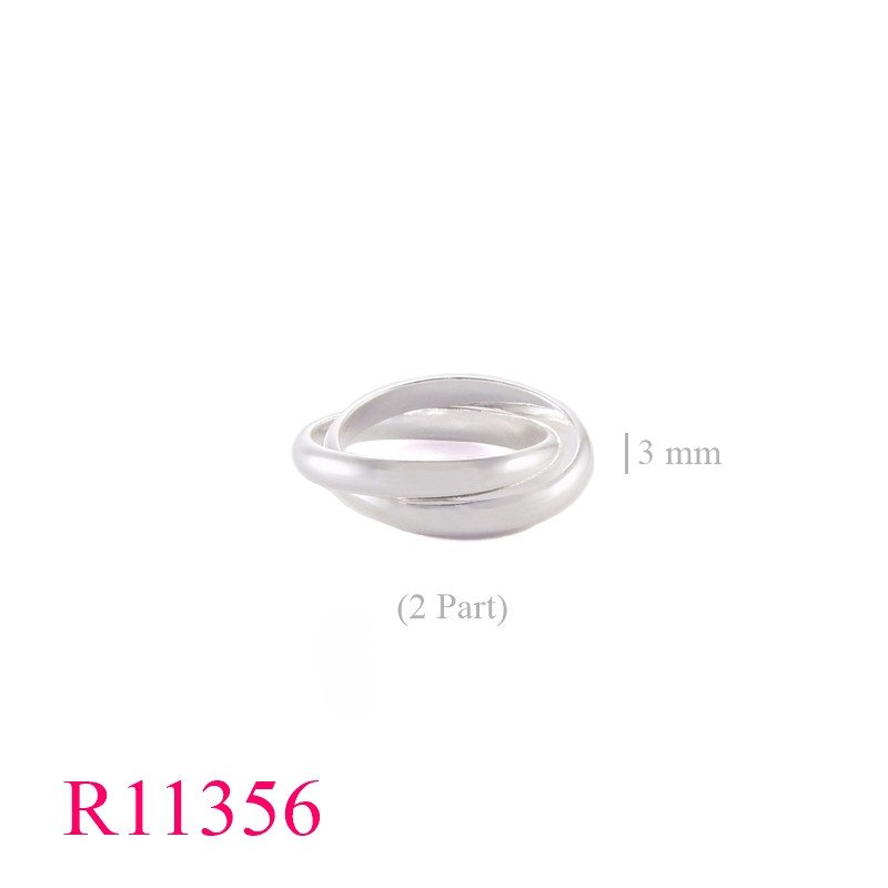 <p>Band Ring, double 3mm.</p>