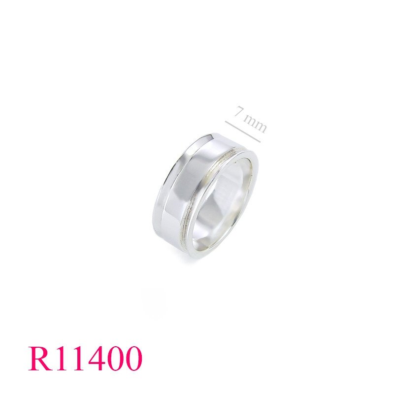 <p>Band Ring, with sharp edges.</p>