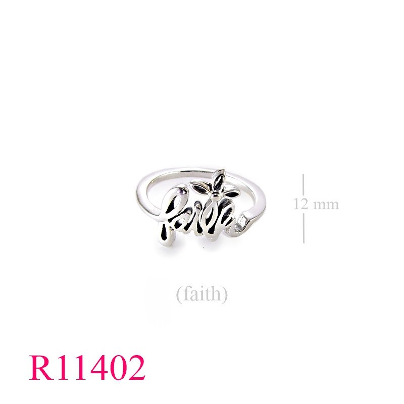 <p>Ring, "faith".</p>