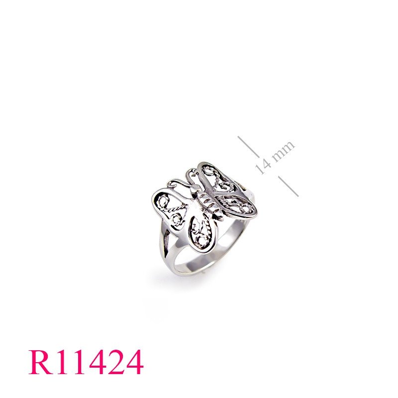 <p>Ring, open work butterfly.</p>
