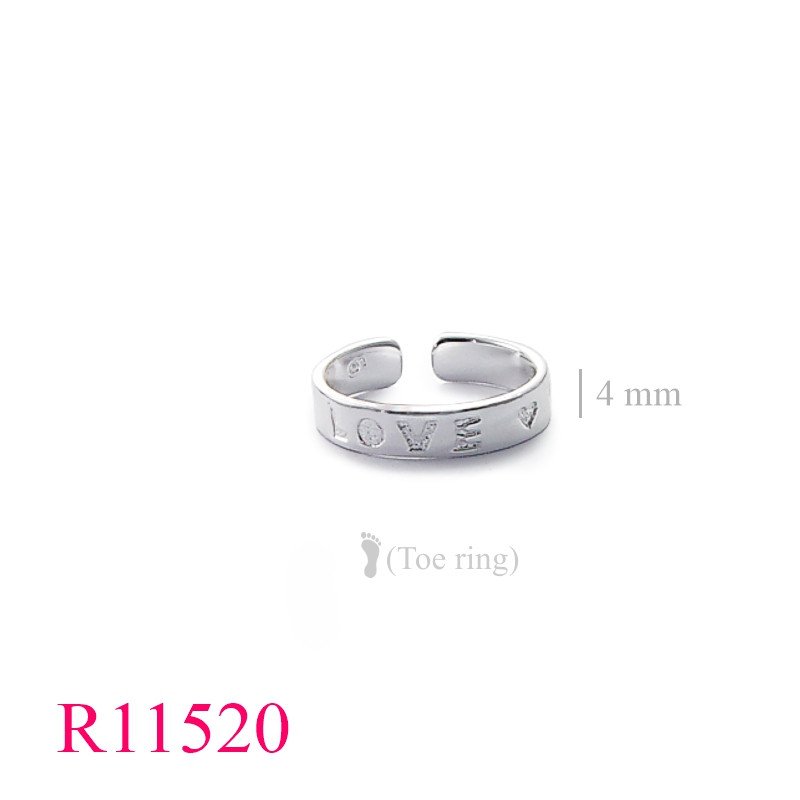 <p>Band Ring, "LOVE" toe ring.</p>