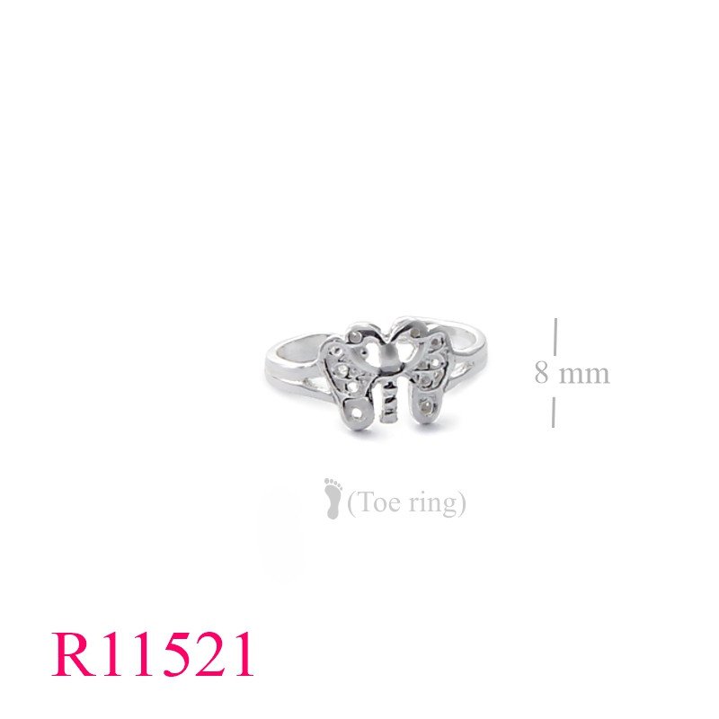 <p>Ring, butterfly toe ring.</p>