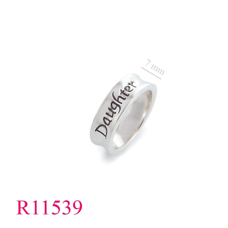 <p>Band Ring, "Daughter".</p>