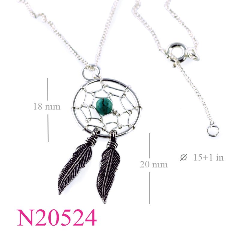 <p>Necklace, 18mm dream catcher.</p>