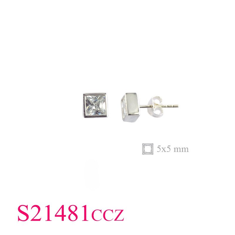 <p>Earrings, stone 5 mm</p>
