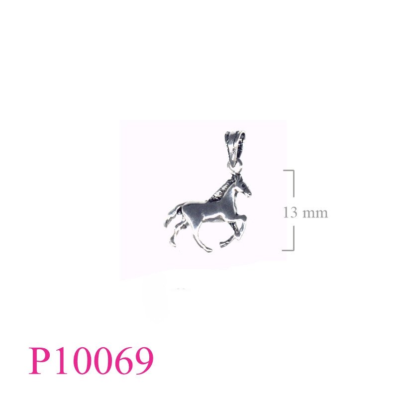 <p>Pendant, horse.</p>