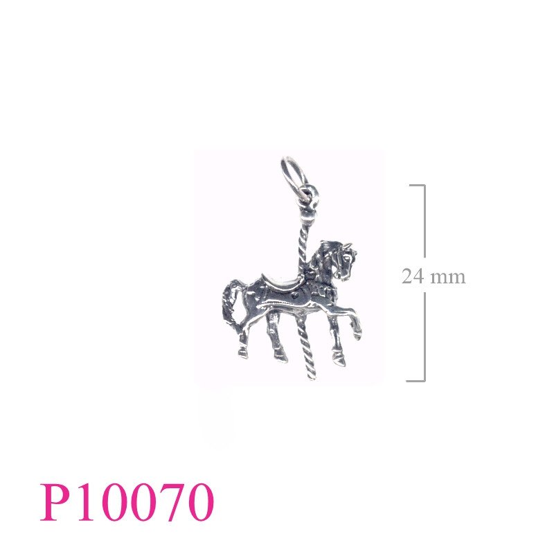 <p>Pendant, horse.</p>