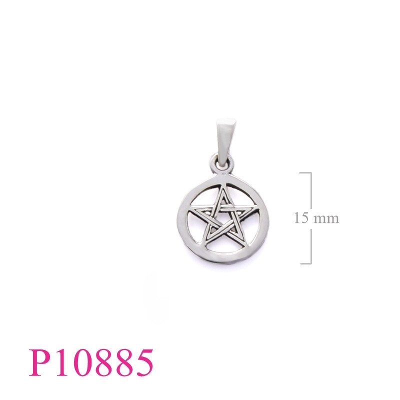 <p>Star Pendant, small star in round circle.</p>