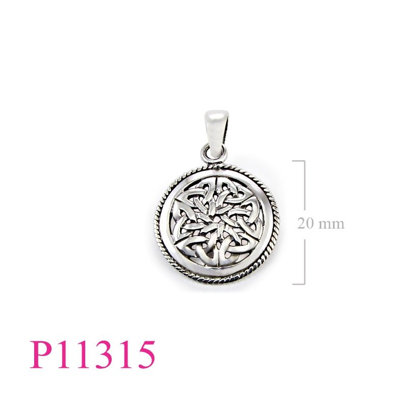 <p>Celtic Pendant, open work round celtic.</p>