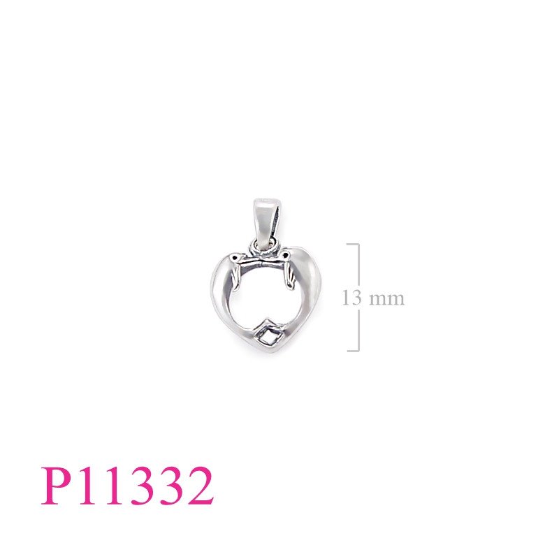 <p>Dolphin Pendant, 2 love dolphins.</p>
