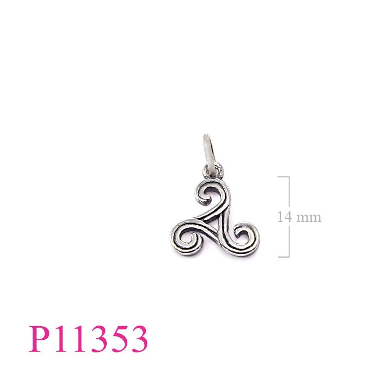 <p>Pendant, spirals.</p>