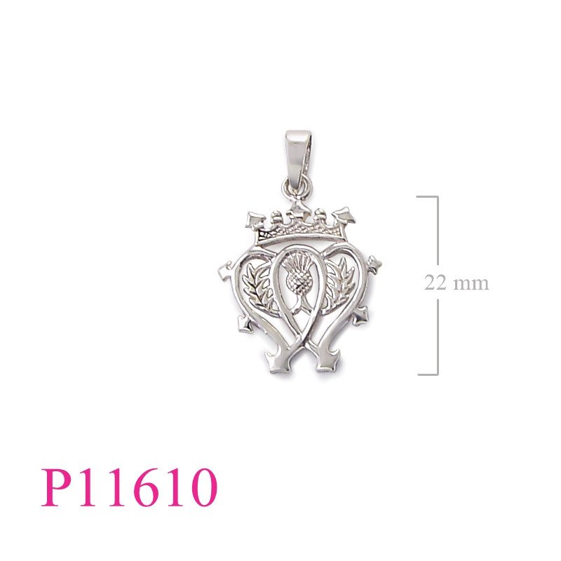 <p>Thistle Pendant, Luckenbooth and Thistle.</p>