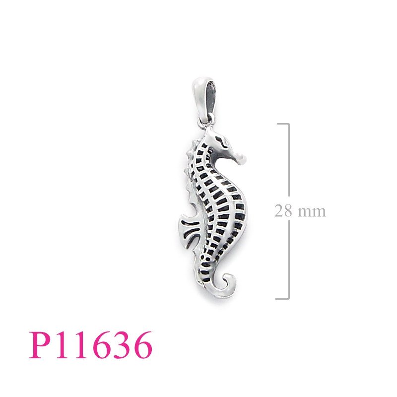 <p>Seahorse Pendant, stencil seahorse.</p>