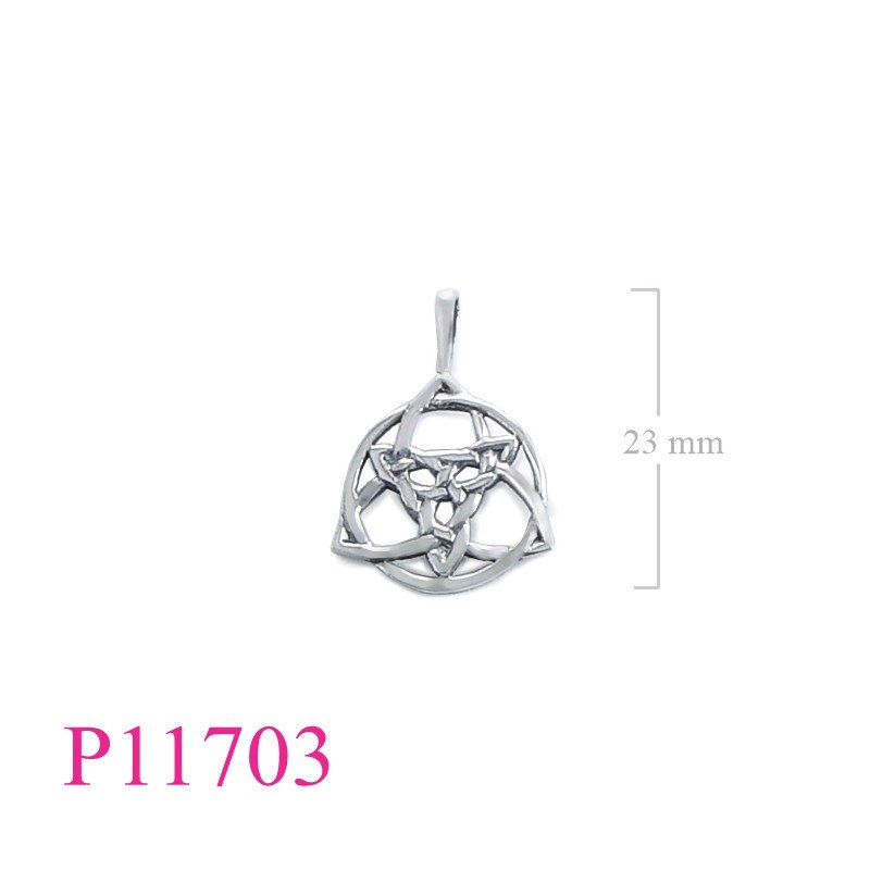 <p>Celtic Pendant, triangle and round celtic.</p>
