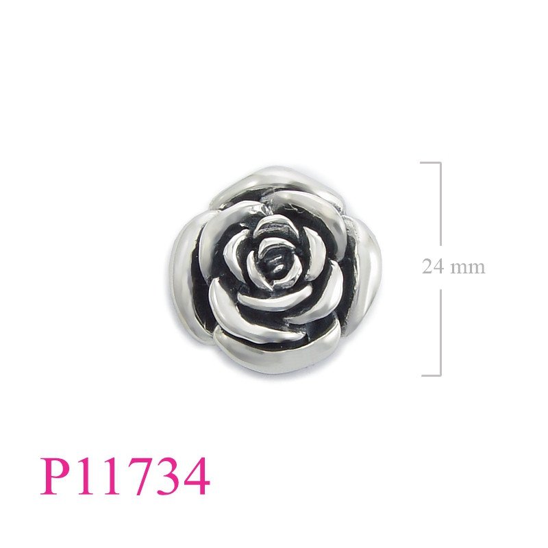 <p>Rose Pendant, 24mm rose.</p>