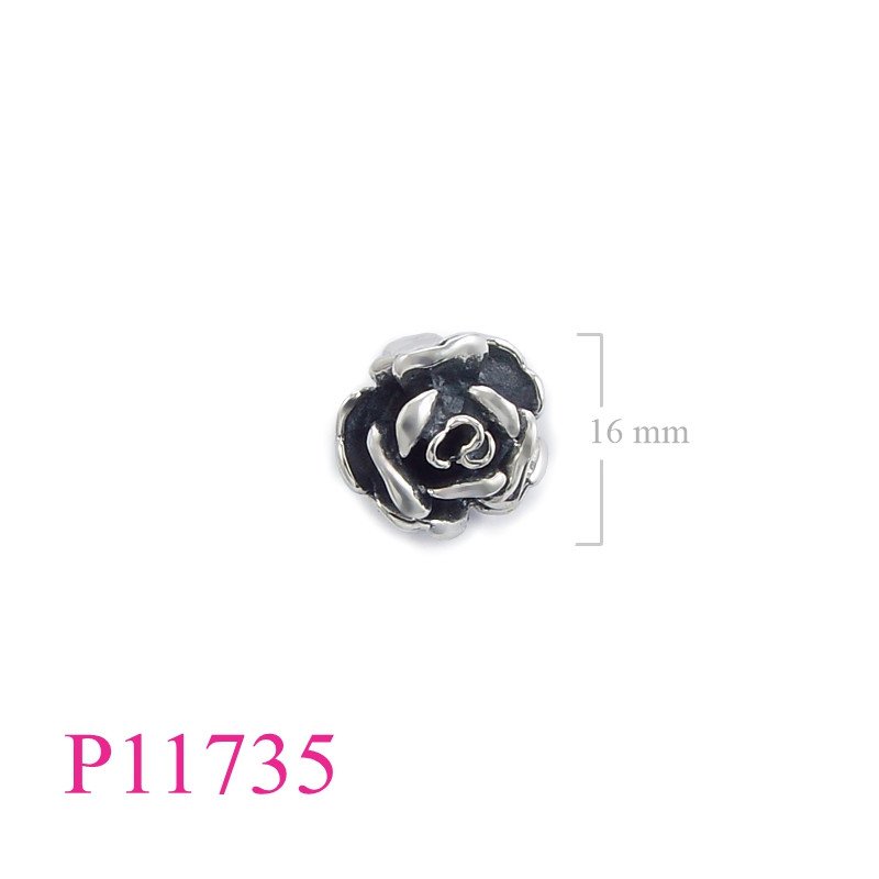 <p>Rose Pendant, 16mm rose.</p>