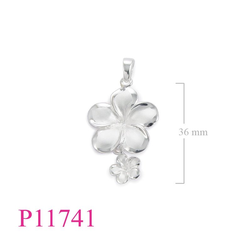 <p>Flower Pendant, 2 big and small champac flowers.</p>