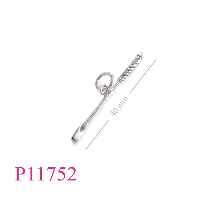 <p>Pendant, riding crop.</p>
