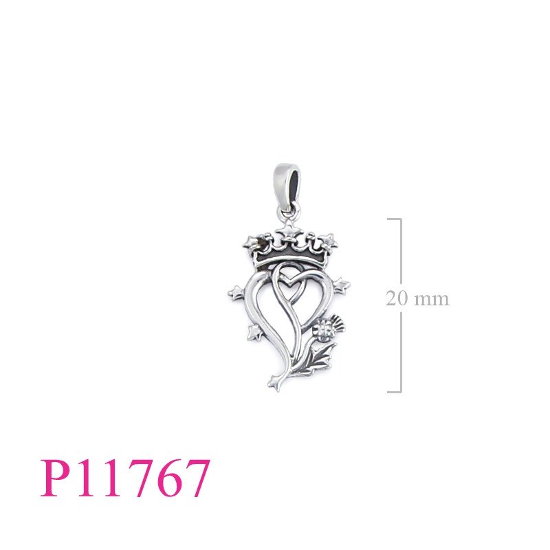<p>Thistle Pendant, Luckenbooth and thistle.</p>