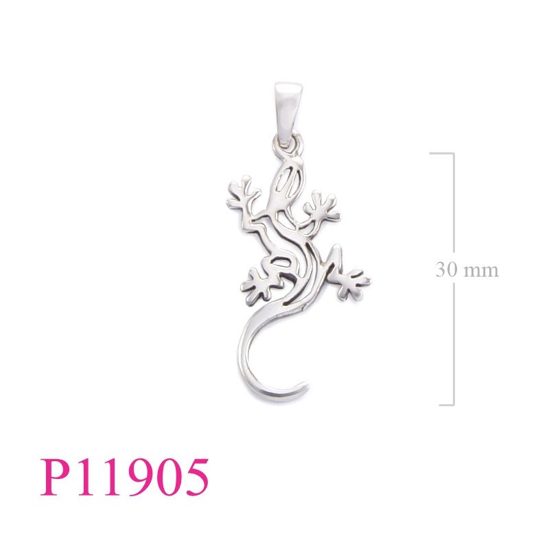 <p>Lizard Pendant, stencil lizard.</p>