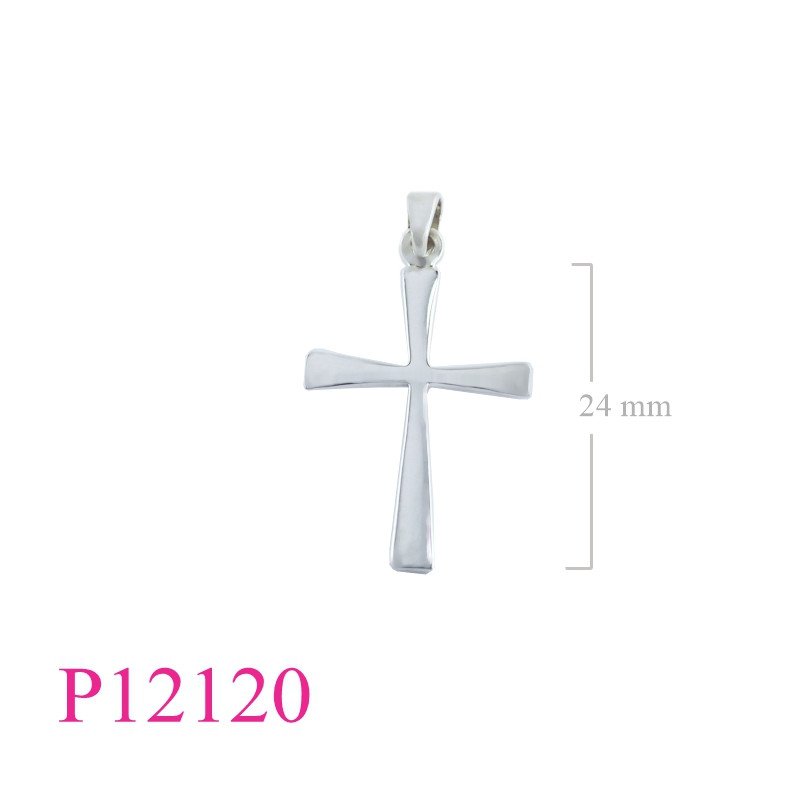 <p>Pendant, 24mm cross.</p>