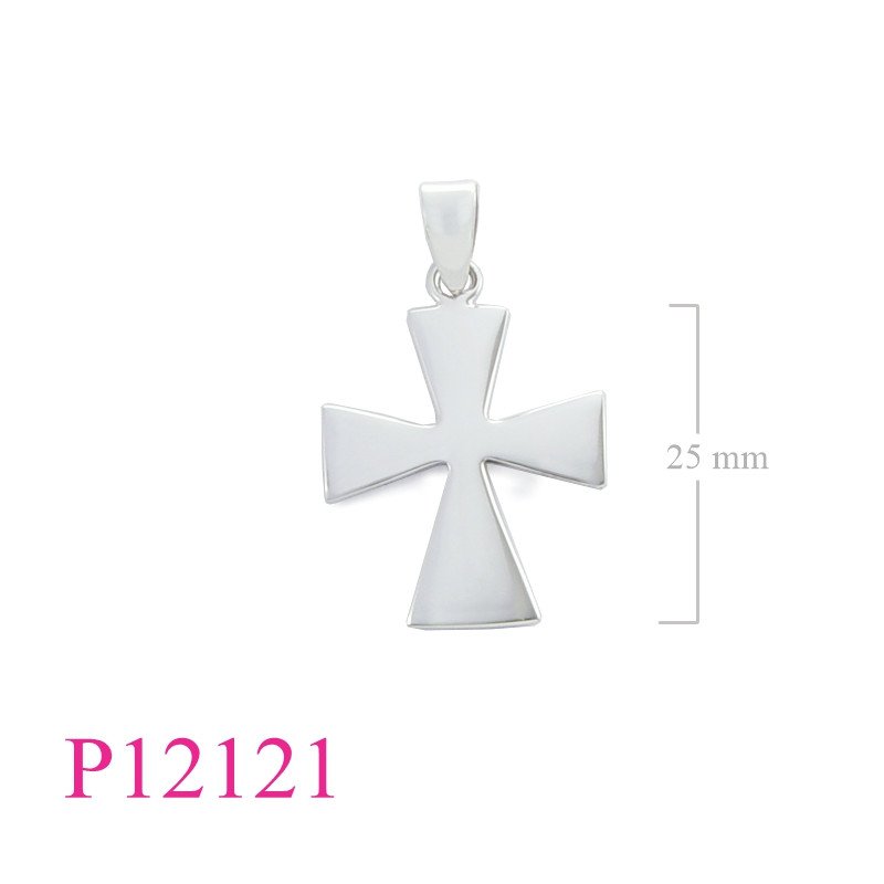 <p>Pendant, 25mm cross.</p>