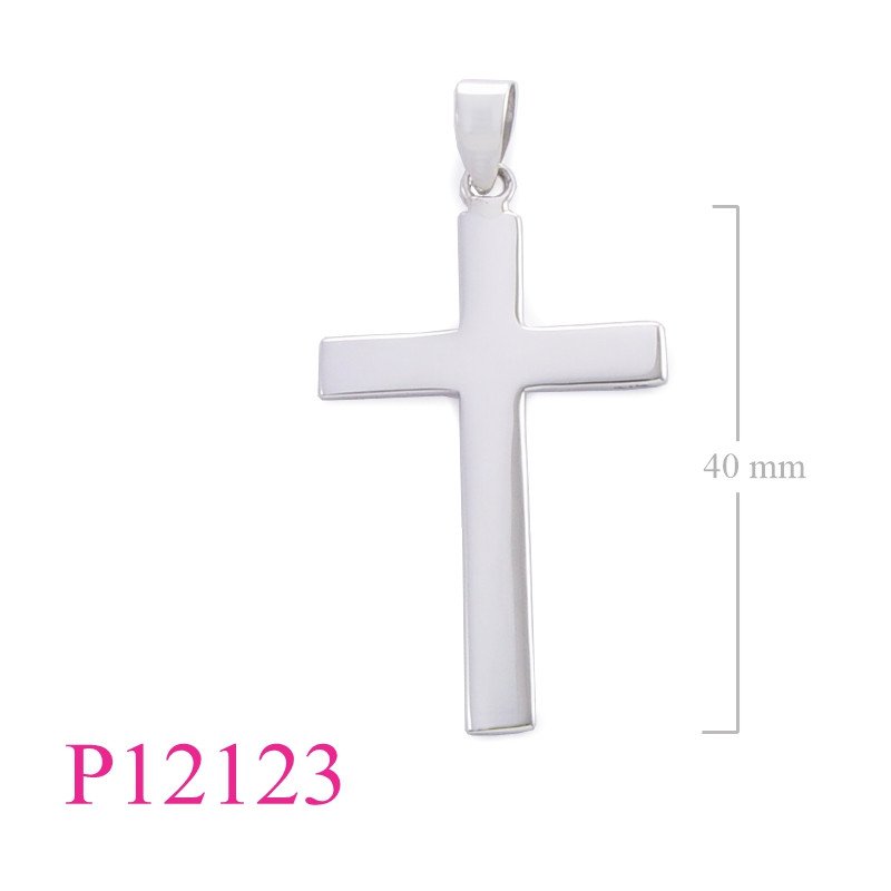 <p>Pendant, 40mm cross.</p>