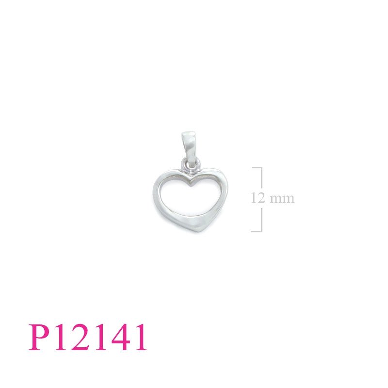 <p>Pendant, heart.</p>