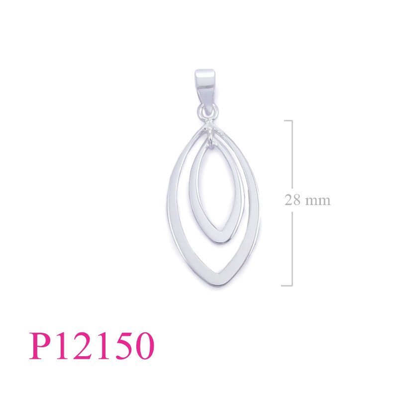 <p>Pendant, 2 hanging marquise shape.</p>
<p> </p>