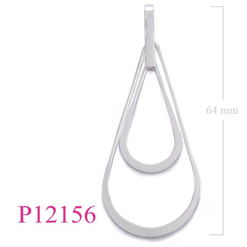 <p>Pendant, 2 slim drop loops.</p>
<p> </p>