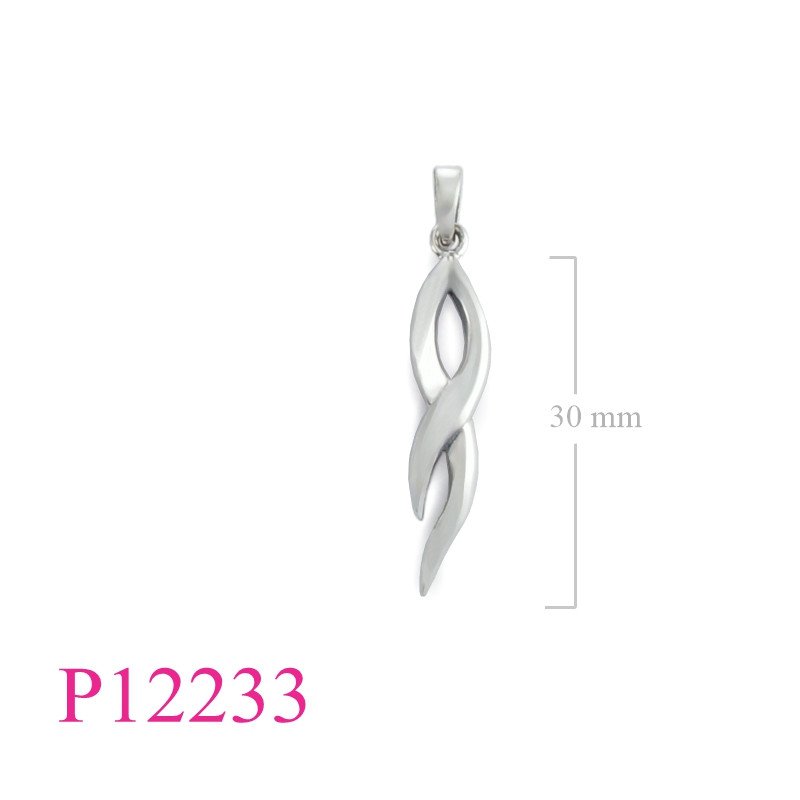<p>Pendant, cross lines.</p>