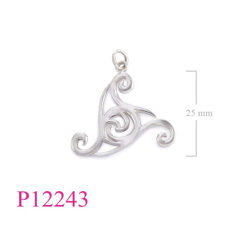 <p>Pendant, Triskellion.</p>