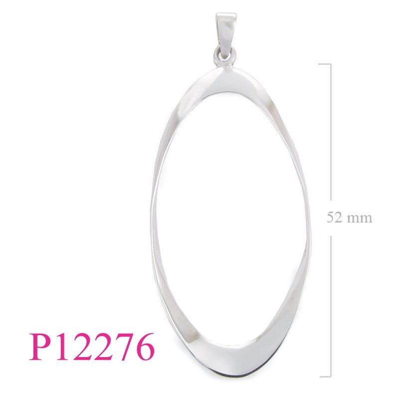 <p>Pendant,oval cut tube.</p>