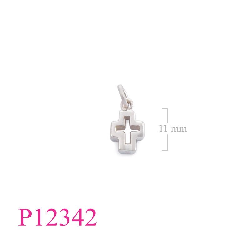 <p>Pendant, cut out cross.</p>