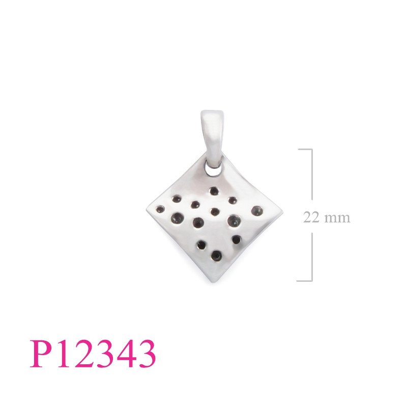 <p>Pendant, dots square.</p>