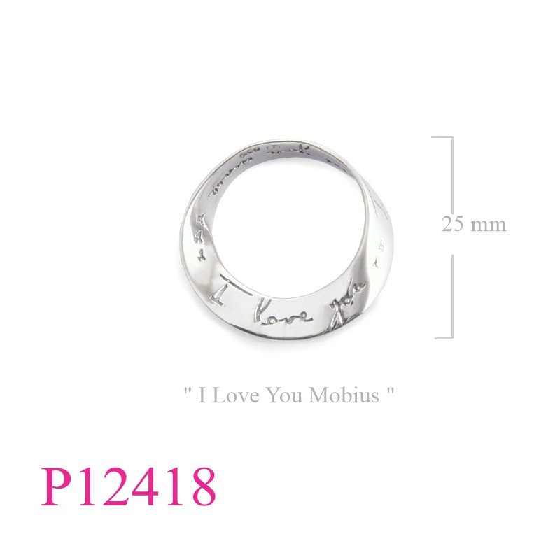 <p>Pendant, "I Love You Mobius".</p>