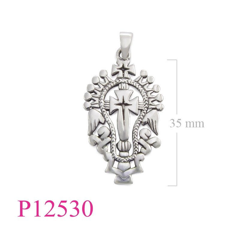 <p>Pendant, cross.</p>