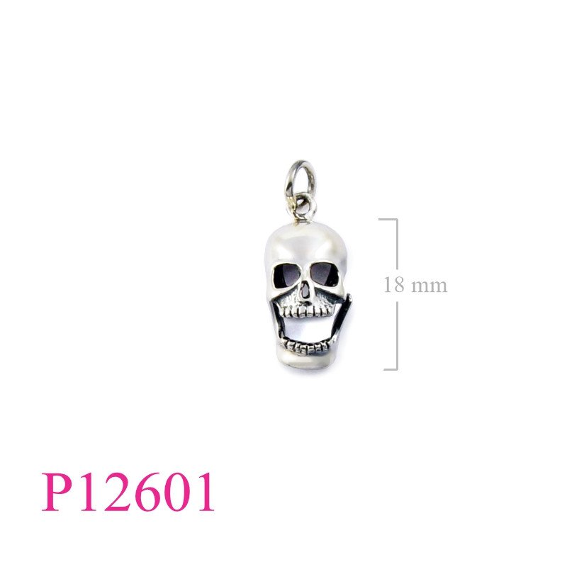 <p>Pendant, movable jaw skull.</p>