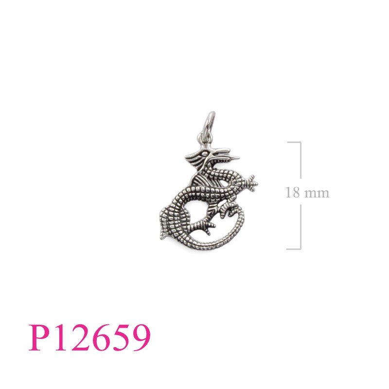 <p>Pendant, dragon.</p>