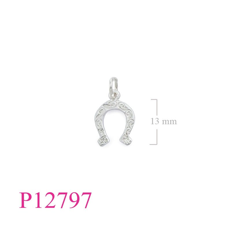 <p>Pendant, horse shoe.</p>