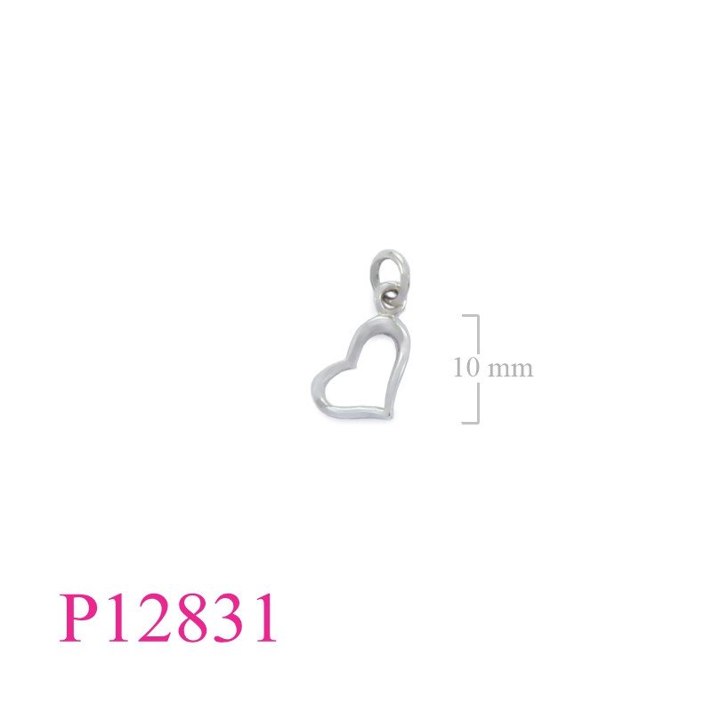 <p>Pendant, open heart.</p>
