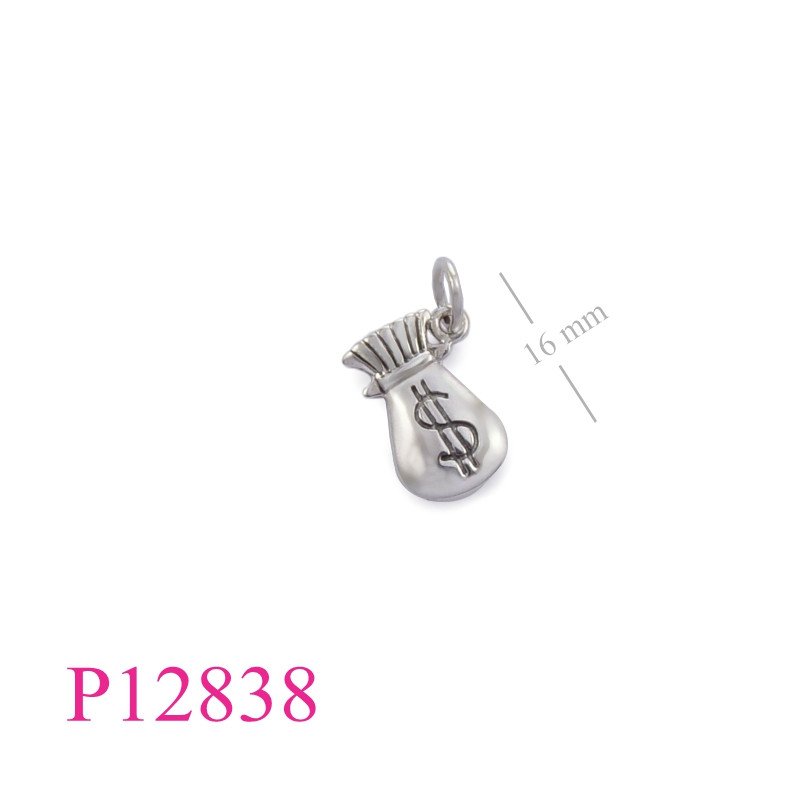 <p>Pendant, money sac.</p>