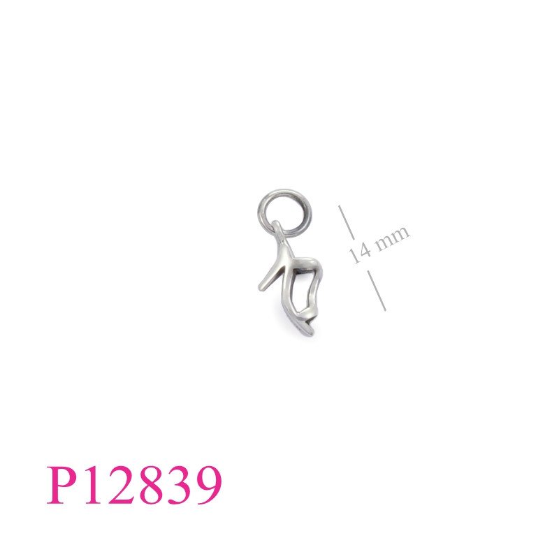 <p>Pendant, high heel shoe.</p>
