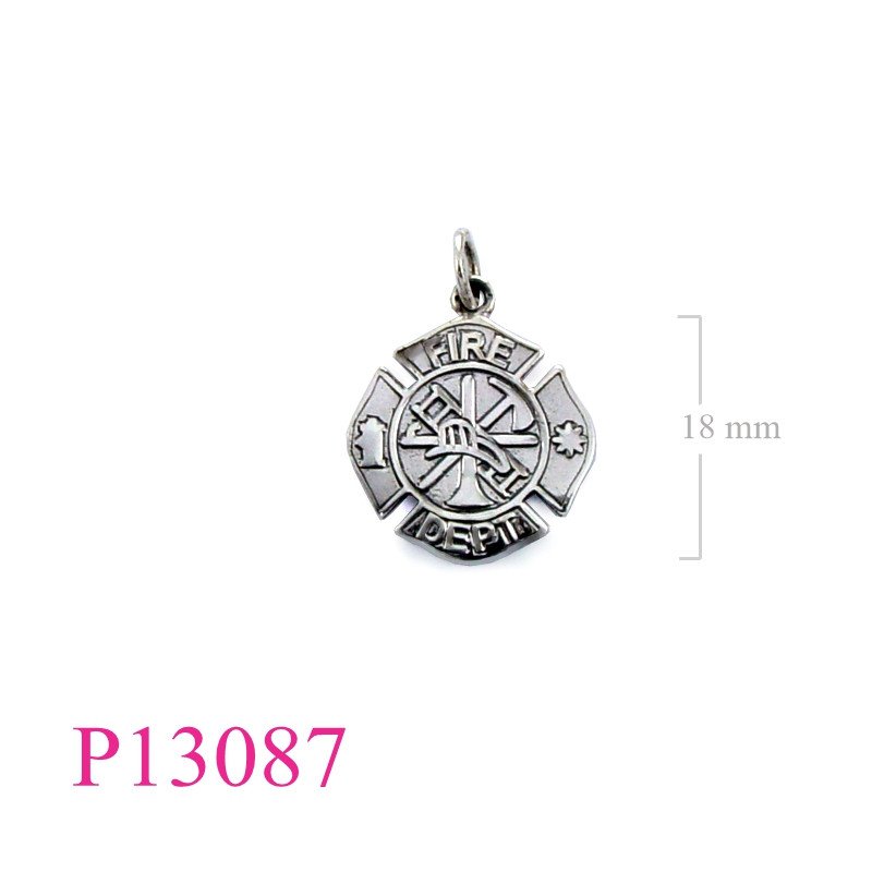 <p>Pendant, "FIRE DEPT" tag.</p>