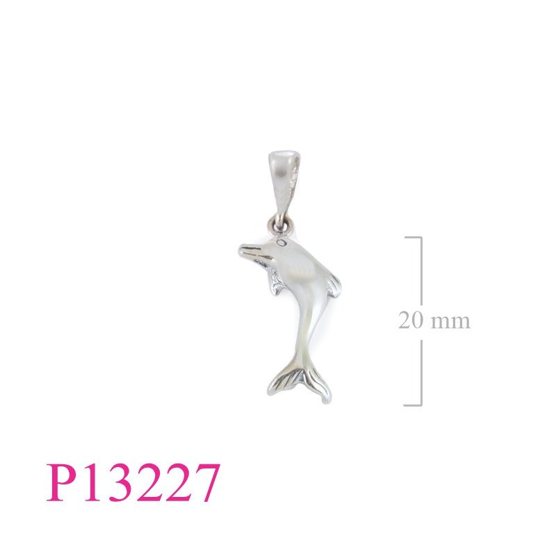 <p>Pendant, 3D dolphin.</p>